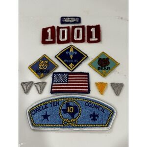 Lot Of Assorted Boy Scout Patches And A Pin, Maybe Vintage